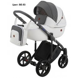 BE-53 - Детская коляска BeBe-Mobile Marconi Жаккард 3 в 1